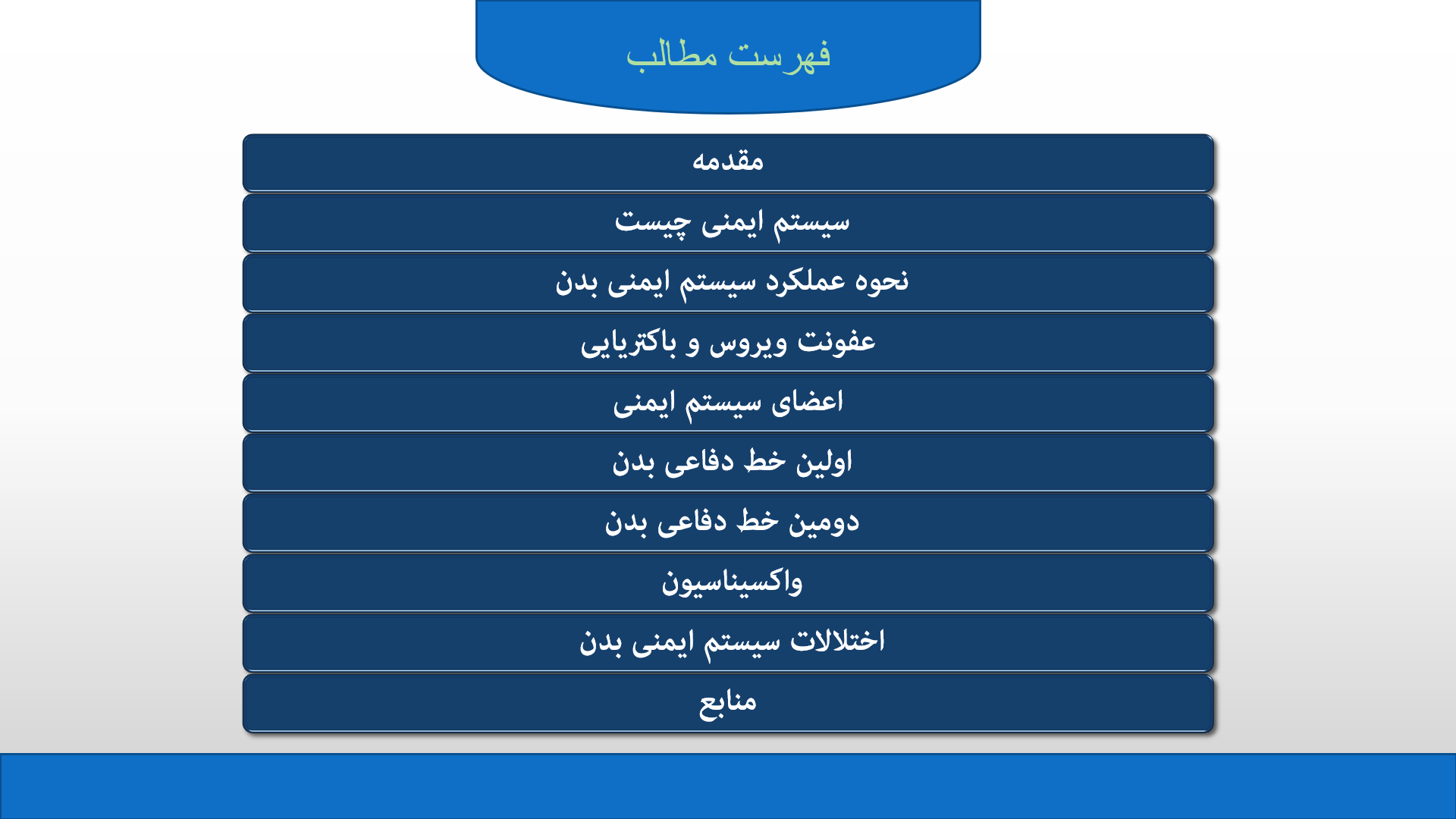 پاورپوینت در مورد سیستم ایمنی بدن 